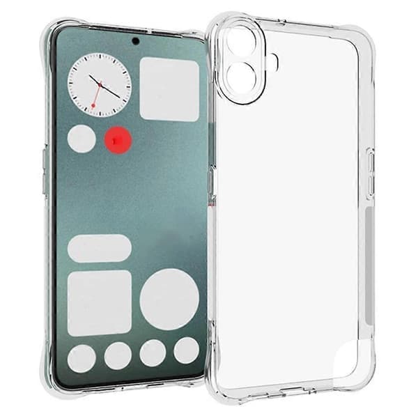 For Nothing CMF Phone 1 TPU Telefondeksel Sklisikkert Transparent Mobilskall