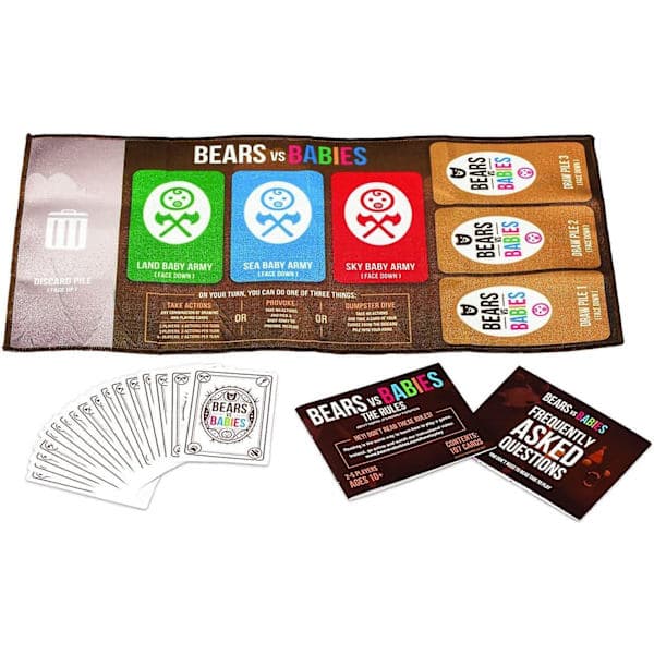 Bears vs Babies by Exploding Kittens - Korttipeli aikuisille, teineille ja lapsille - Hauskoja perhepelejä