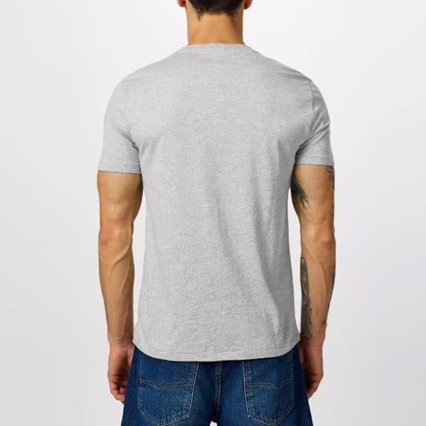 PoloRalphLauren Herr T-shirt Bomull Kortärmad Rund Hals Pullover Tee Topp Grå Storlek M Grå M Grey M