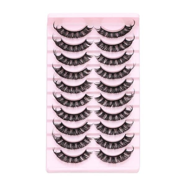 10 paria 3D Mink DD Curl venäläisiä tekoripsiä TK02 TK02