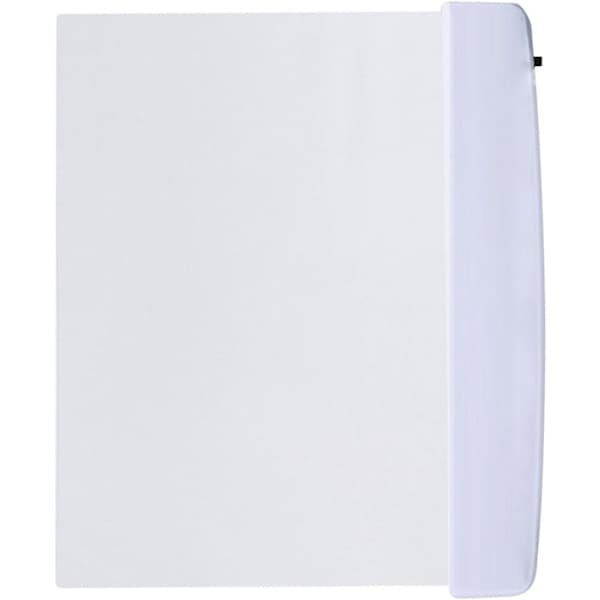 Flat boklampe for lesing i seng om natten Klar LED bok full side lys belysningspanel flat lampe, trådløs hvit