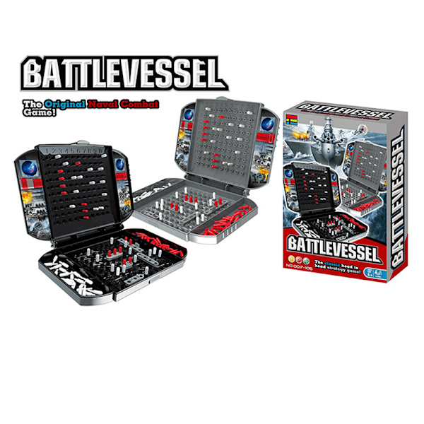 Sænk Skibe Det klassiske flådekampstrategispil Brætspil farve one size