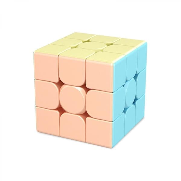Speed Cube Sett, Speed Cube Pakke med 3x3 og Cube Sticker Magic Cubes Samling for Barn Tenåringer og Voksne [5-pakning] (Stickerless)