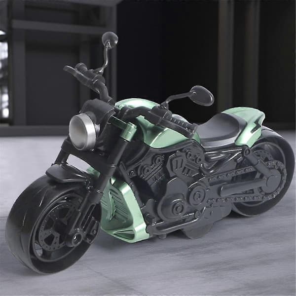 En legetøjsmotorcykel, pull-back motorcykel legetøj, 1:12 motorcykelmodel til drenge, pull-back motorcykel legetøj - Dreng Pige