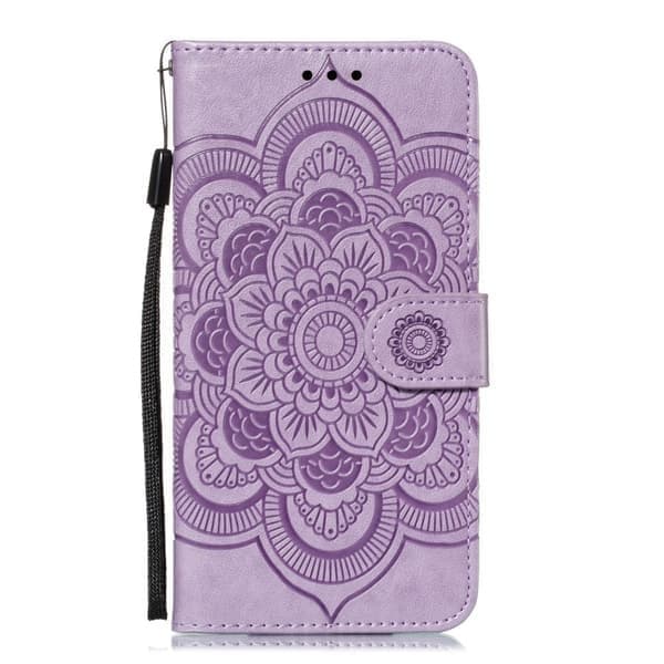 iPhone 11 - Sol Mandala Wallet-etui - Lilla Lilla Lilla