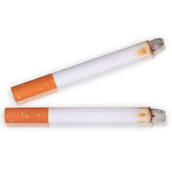 10-pak Foregivne Cigaretter | One Size | Hvid (H-4)