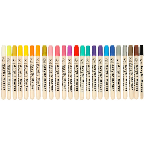 24-pack 鈥 DIY flerfärgade