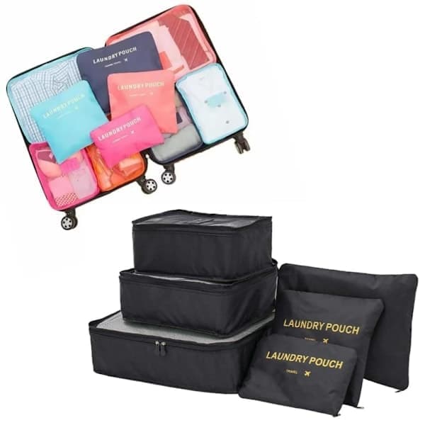 Kuffert Organizer Sæt - Din Perfekte Pakkehjælp