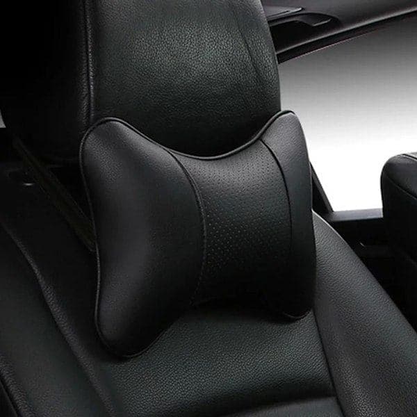 2 kpl Musta auton niskatyyny Auton matkatyyny 25*17*9CM