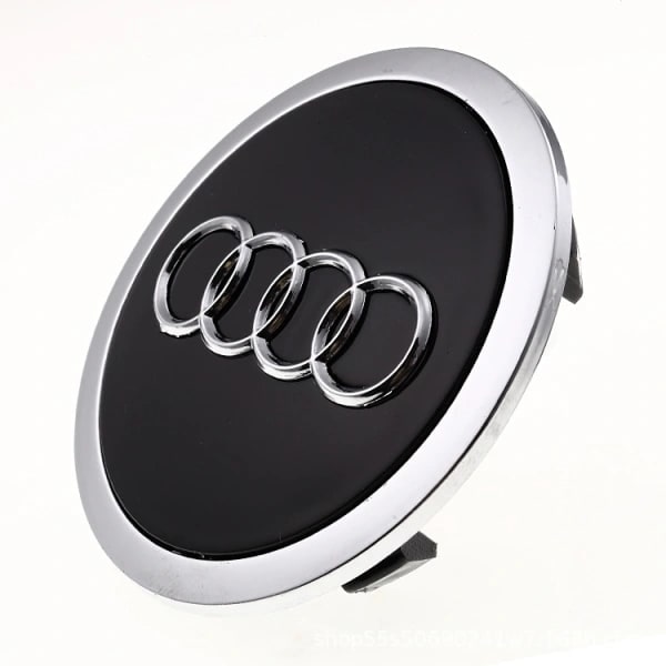 Audi centerkapsel 60mm 4-pak grå grey_Paris grå-Perfekt grå grey