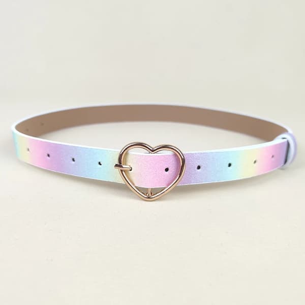 Barnbälte för flickor - Rosa prinsessklänning, militärträning, jeansbälte, justerbart midjetillbehör