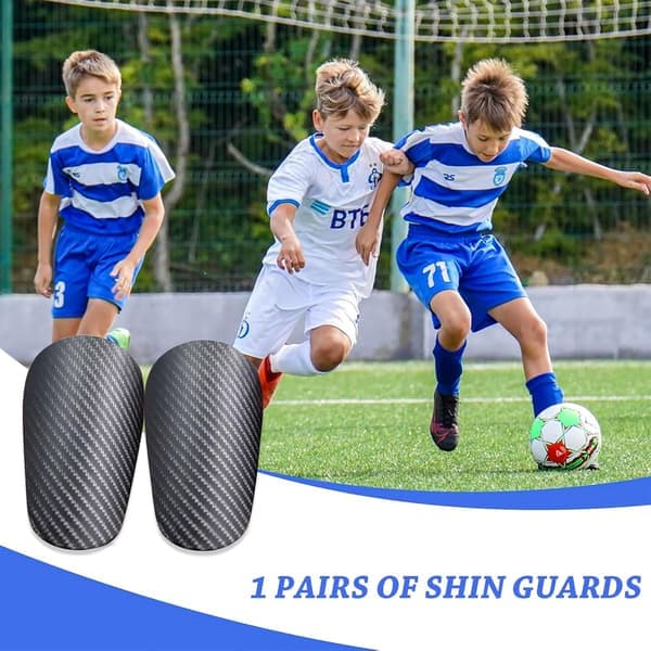 Mini fotbollsskydd - 2 små skydd, 10 x 6 cm, skyddsutrustning för män, kvinnor, barn och flickor S