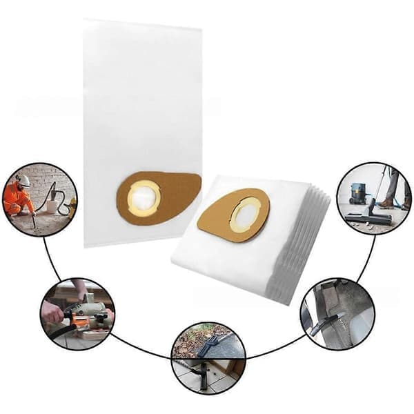 Støvsugerposer Reservedele til Buddy II 12/18 Støvsugertilbehør Erstatningsposer af non-woven materiale 4 stk.