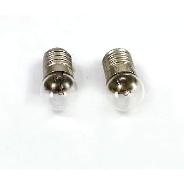 10-pack E10 skruvsockel för ficklampa, 2,5 V 0,3 A