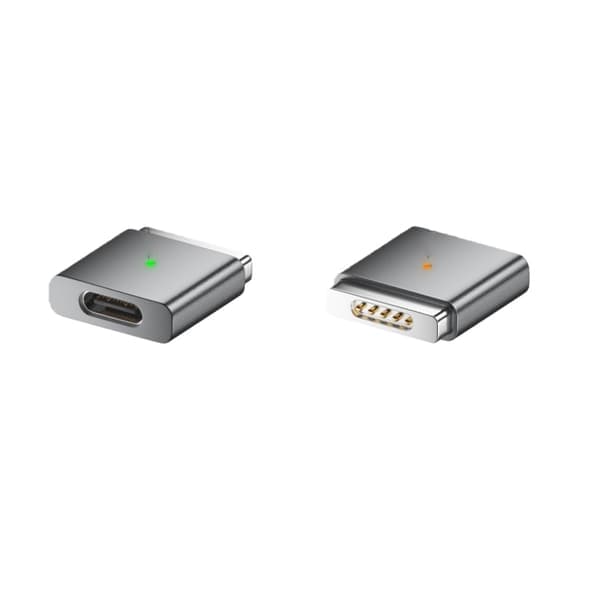 USB-C–MagSafe 2 -adapteri 100W – Lataa MacBookisi helposti Harmaa Grey