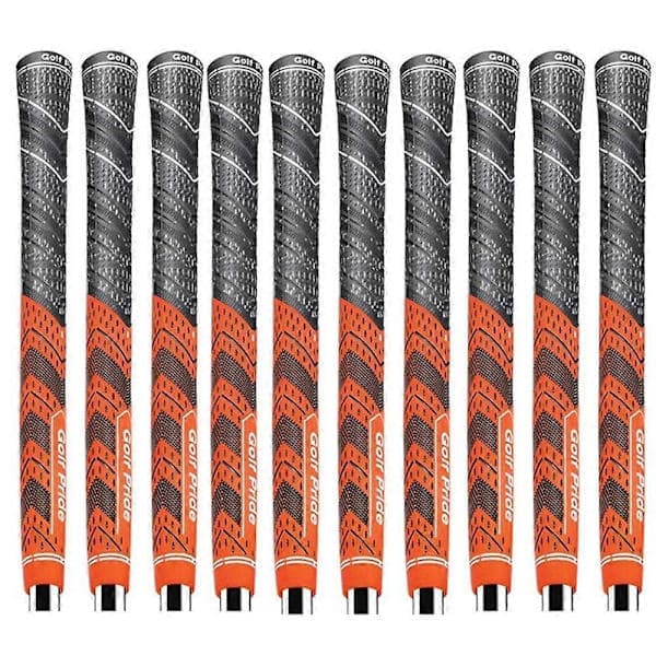 10 kpl Golf Pride MCC PLUS 4 golfgrippejä vakiokoko oranssi oranssi Orange