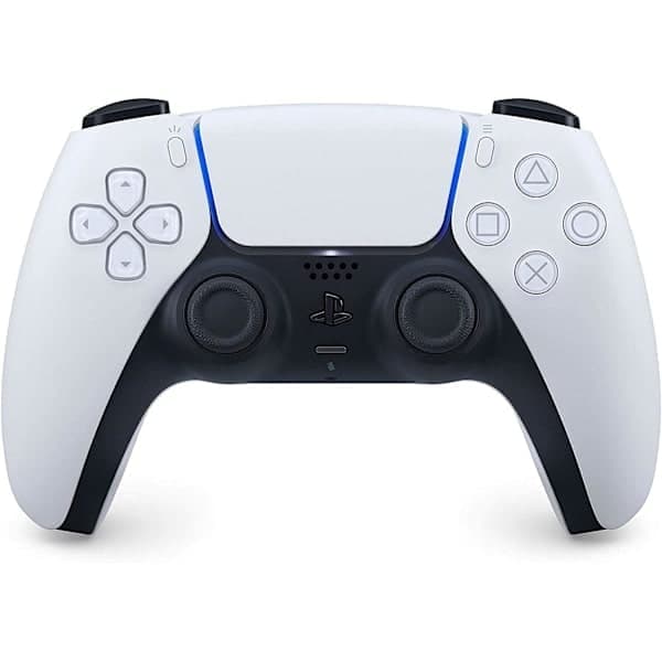 1-pak PS Controller Doubleshock trådløs, controller kompatibel med PlayStation 4 (PlayStation 5 udseende) Hvid Hvid
