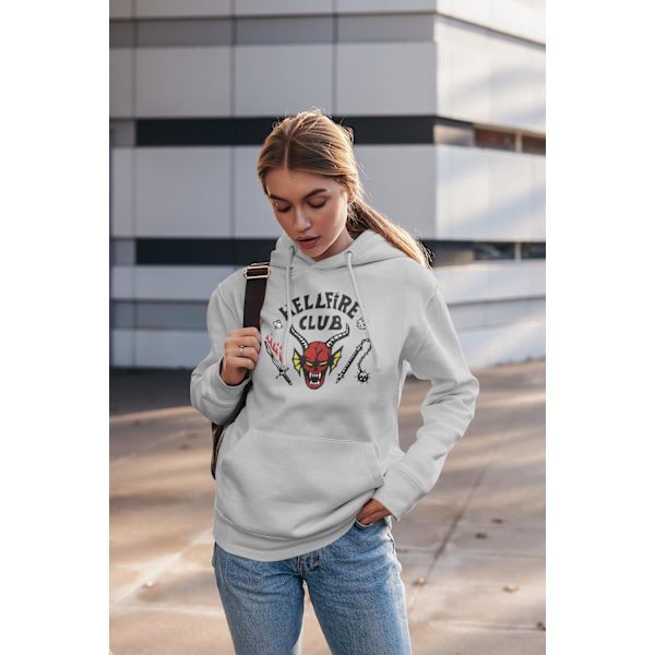 Hellfire Ash hettegenser t-skjorte Stranger things M Medium