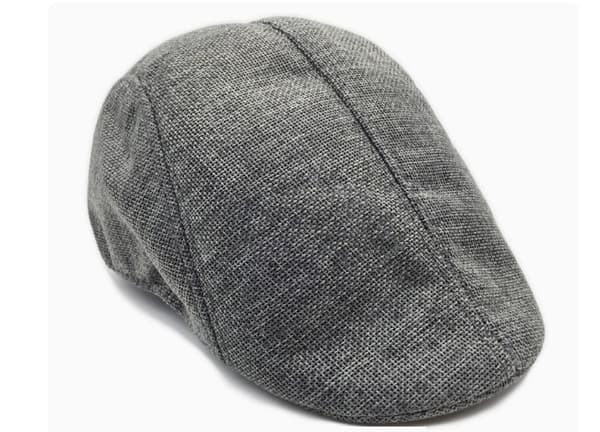 Stilig herrehatt i moderne design - Lin grå Hattomkrets: 56-58cm Beige M