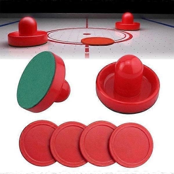 Airhockey-sæt til hjemmebordspil, erstatningstilbehør, 4 skydere