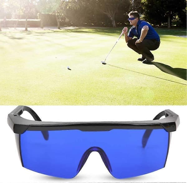 Golfbollsglasögon med blåtonade linser som hjälper dig att hitta bollen