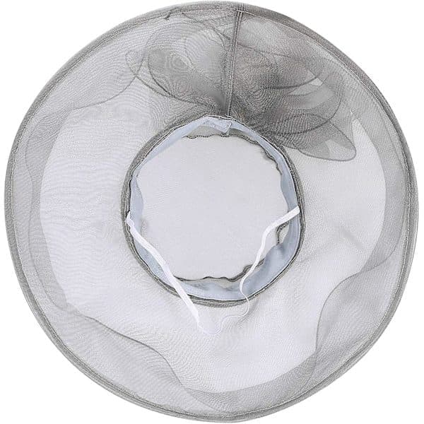 Organza Hat til Kvinder Bryllupshat Solhat Kirkehat Ascot Hat Konkurrencehat