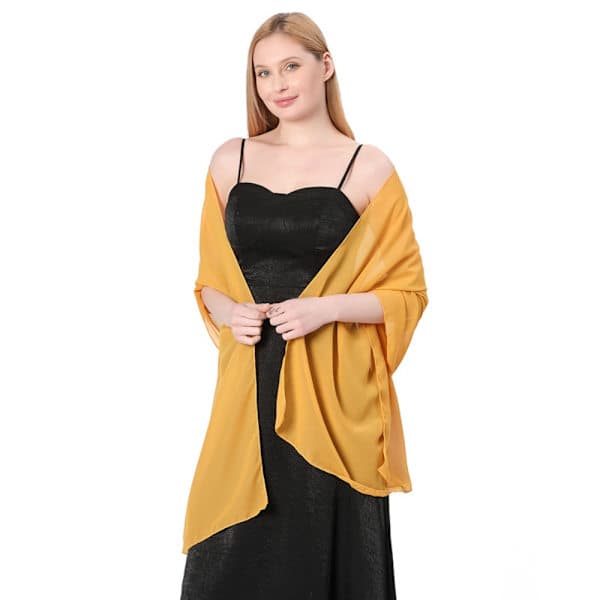 Aftenkjoler Sjal Dame Cape Wraps SORT SORT Sort Sort Black Black