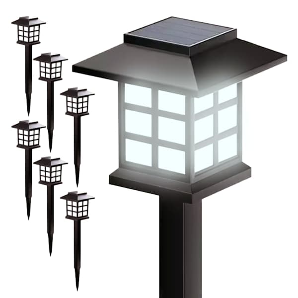 Puutarhavalaisin Lyhty Aurinkokenno - 6 kpl