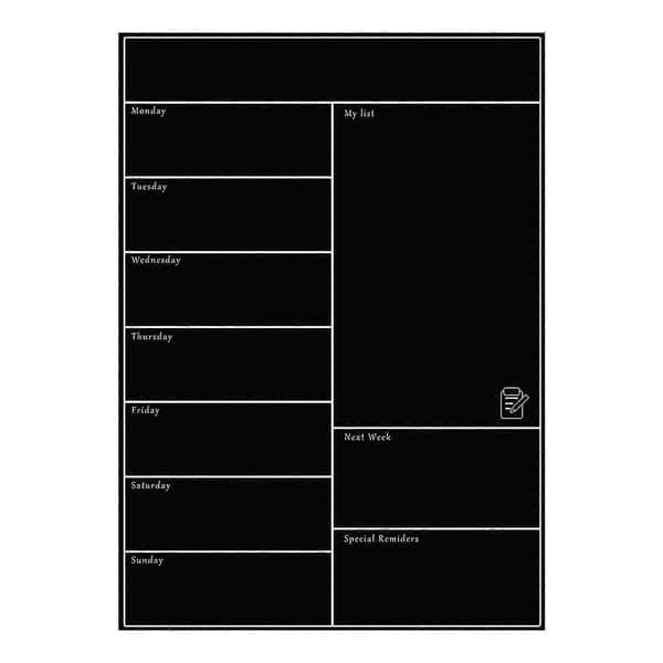 Magnetisk whiteboard køleskab blødt whiteboard mobil ugeplanlægger