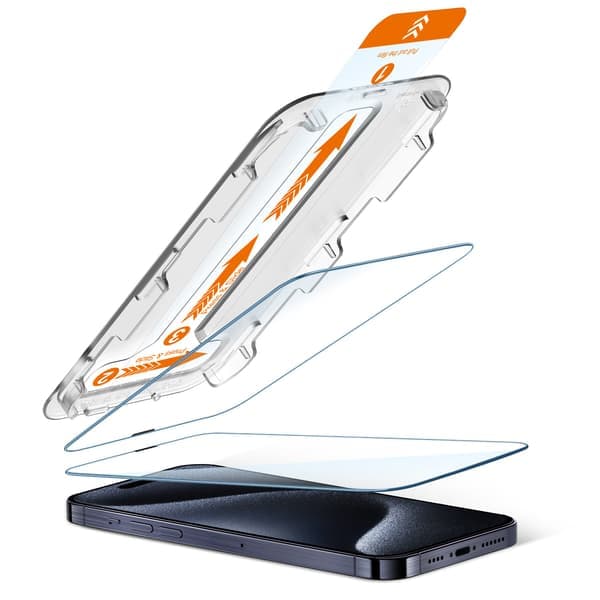 2-pack skärmskydd i härdat glas kompatibelt med iPhone 16 Plus | [Auto-Install] – Bubbelfritt, dammfritt (16 Plus) iphone 16 plus