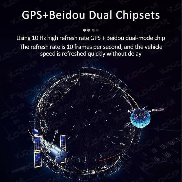 Senaste GPS HUD digital hastighetsmätare Plug and Play för alla bilar, stor text, km/h mph, biltillbehör