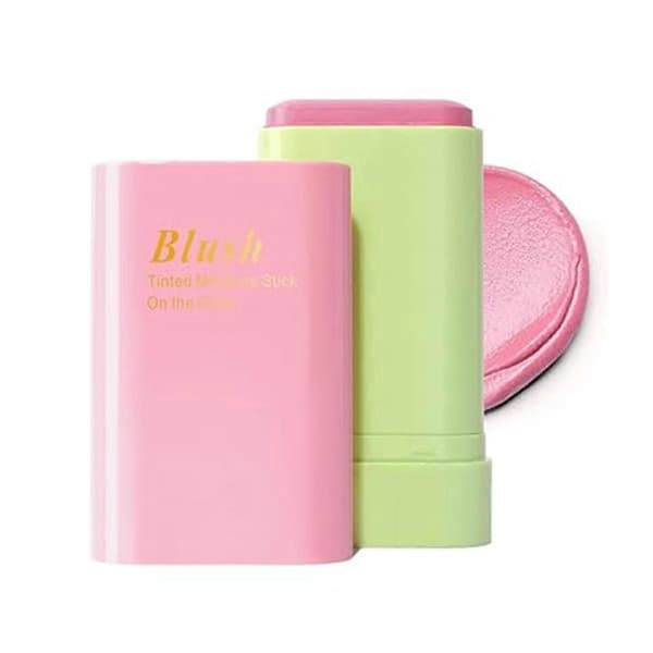 Cremet blush-stick til kinder, læber og øjne Vandtæt Multi-Use Makeup-stick Pink M