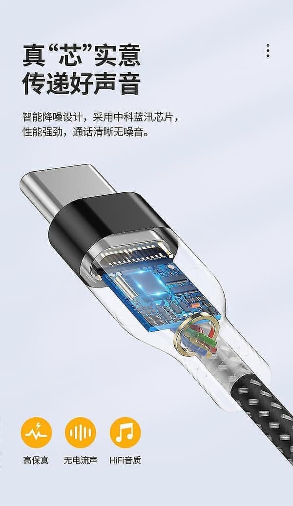 Usb C Hovedtelefonadapter Usb C Til Aux Adapter Usb Lydinterface Tilbehør