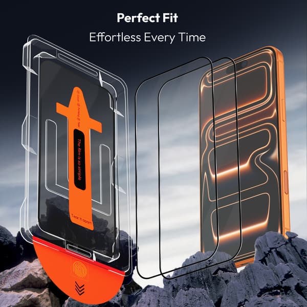 2 kpl iPhone 17 Pro Max -näytönsuoja – karkaistu lasi | [Automaattinen asennus] – Kuplaton iPhone 17 Pro Max iPhone 17 Pro Max iPhone 17 Pro Max