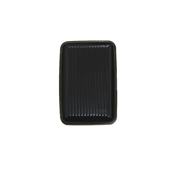 Aluminium kortholder. SORT Sort black