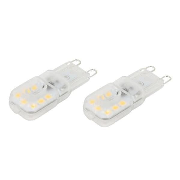 10 X G9 3W dimbar LED-kapselpære for lampeerstatning AC220-240V, hvit