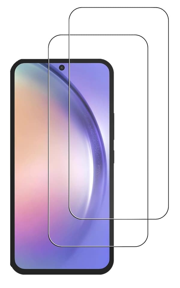 2-pakkaus Samsung A55 5G karkaistu lasinen näytönsuoja