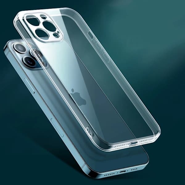 Klart ultratynt silikontelefondeksel til iPhone 16 Pro For iPhone 16 Pro