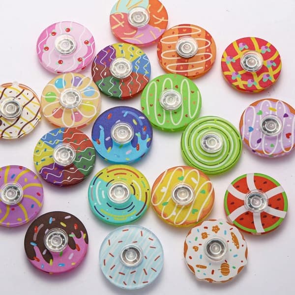 10-pack Fidget Spinners - Mini Fidget Spinner-leksaker, lämpliga för barn och tonåringar. Färgerna väljs slumpmässigt.