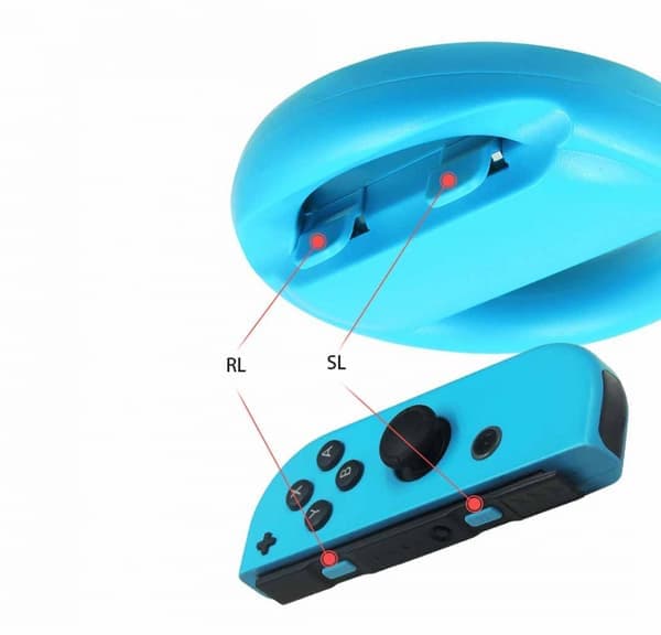 Rat til Nintendo Switch-controllere, 2 rat kompatible med Mario Kart, spilcontroller-rat til Nintendo Switch fjernspil