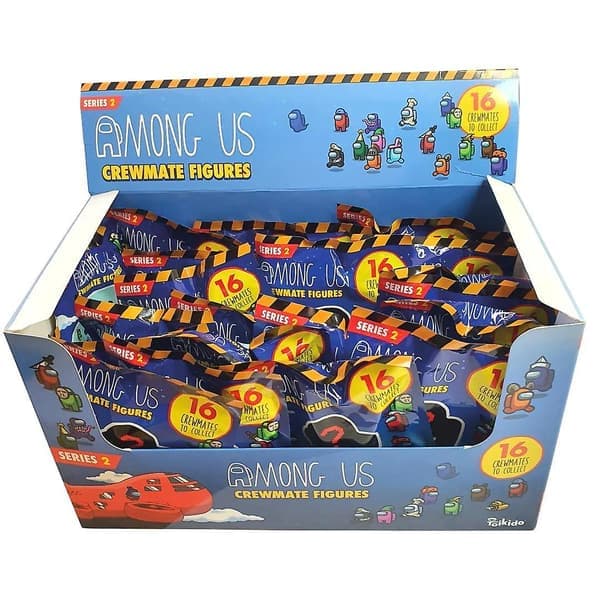 6-pak Among Us Crewmate Figurer Overraskelsespose (Tilfældig farve) 6-pak (Random Color) 6-Pack