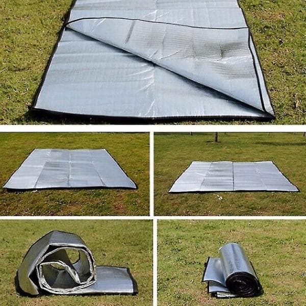 Liggeunderlag Isolasjonsskum for Camping, Termisk Teltgulvbeskyttelse Isolasjon 1.5MX2M