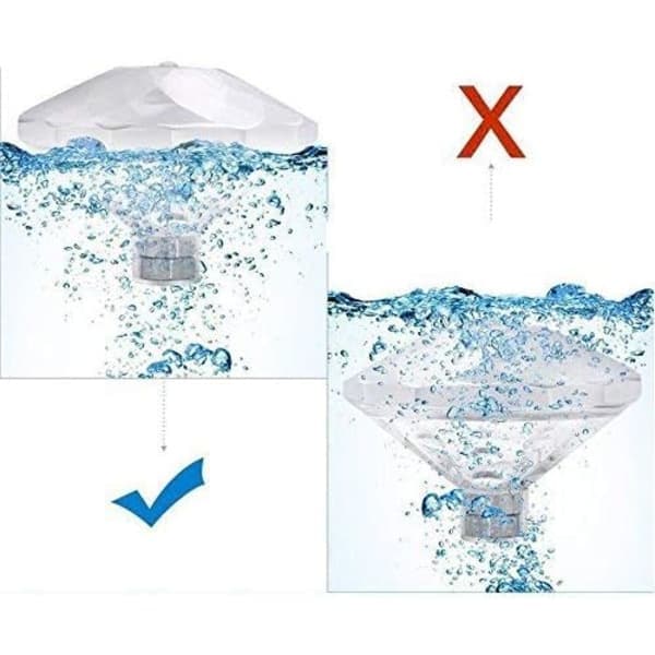 Flydende LED-badekarlys til bad, diskotek, dam, swimmingpool, børnebadelegetøj, 7 tilstande, forskellige farver, batteridrevet