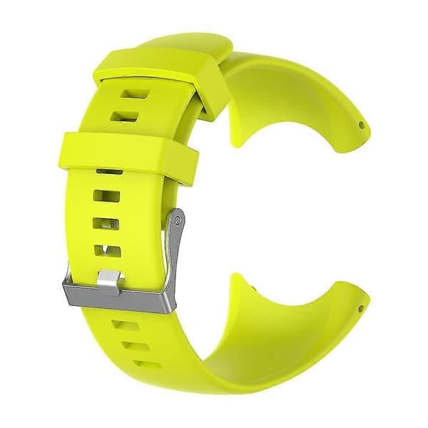 Silikoninen Vaihtohihna Suunto Core All Black -urheilukelloon, keltainen Yellow