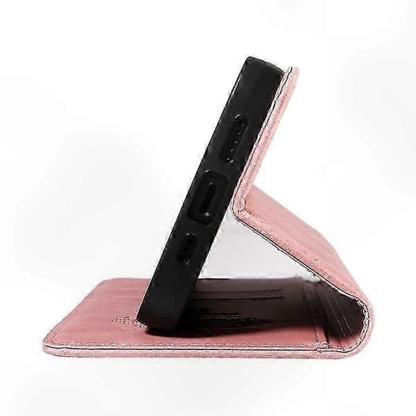 Plånboksfodral i PU-läder med RFID-skydd och ställfunktion för Galaxy A52-serien Pink