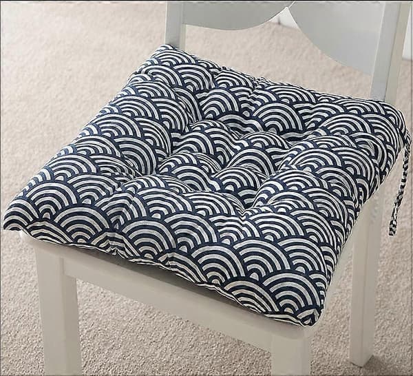Sæt med 6 stolehynder 40 x 40, Pyntepuder Stolehynde Havehynder, Polyester