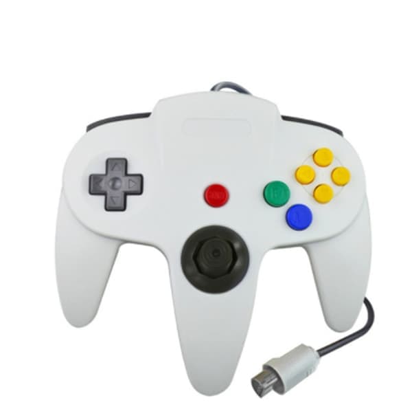 Retro USB-kontroll för N64-spel, N64 Klassisk USB-kontroll Silver Silver Silver