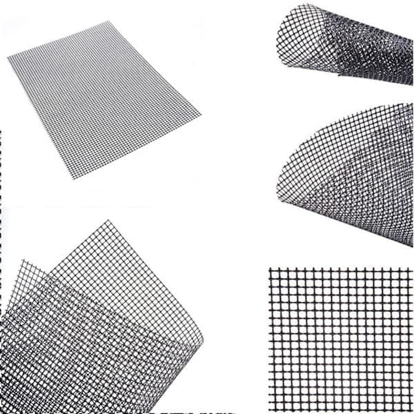 INF Non-Stick Grillnet, BBQ Madlavningsnet, 3-pak, Sort