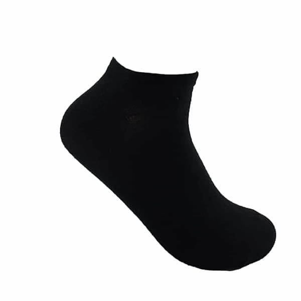 Ankelstrumpor i bambu 10 par (svarta) 35-38 35-38