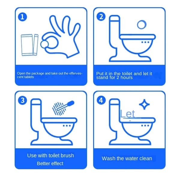 WC-puhdistusharjaTabletti SININEN sininen blue